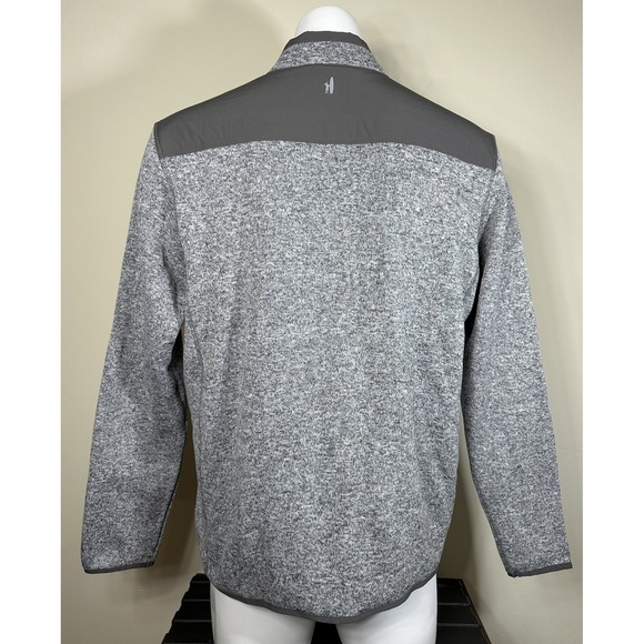 Johnnie‎ O Jacket Arlo Mens XL Light Gray Full Zip Polyester Casual Outdoor - Picture 3 of 16